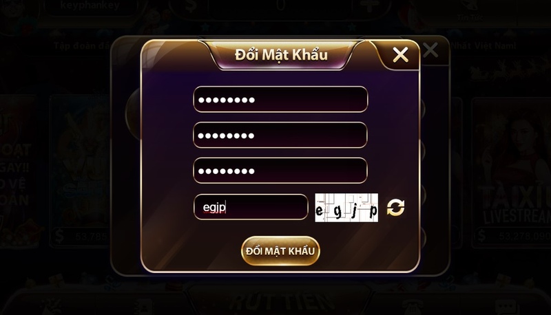 NhatVip đổi mật khẩu