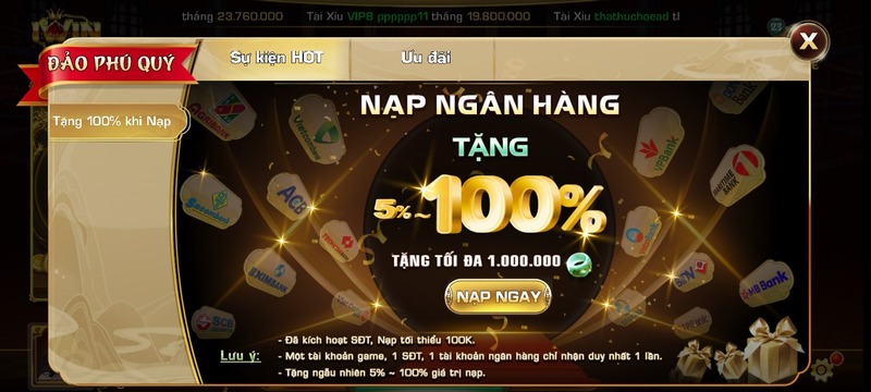 Iwin khuyến mãi