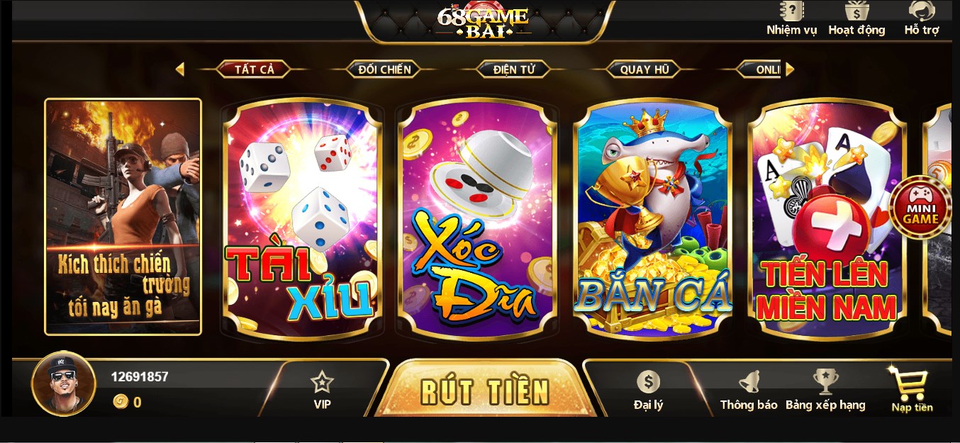 68 Game Bài 