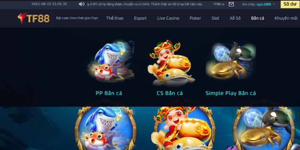 Bắn cá tf88 