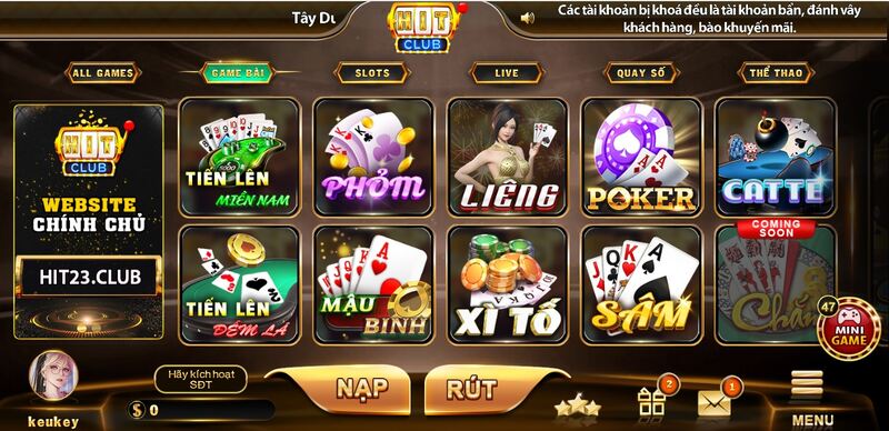 Hit Club – Sòng bài trực tuyến cập nhật link chơi chính thức năm 2024