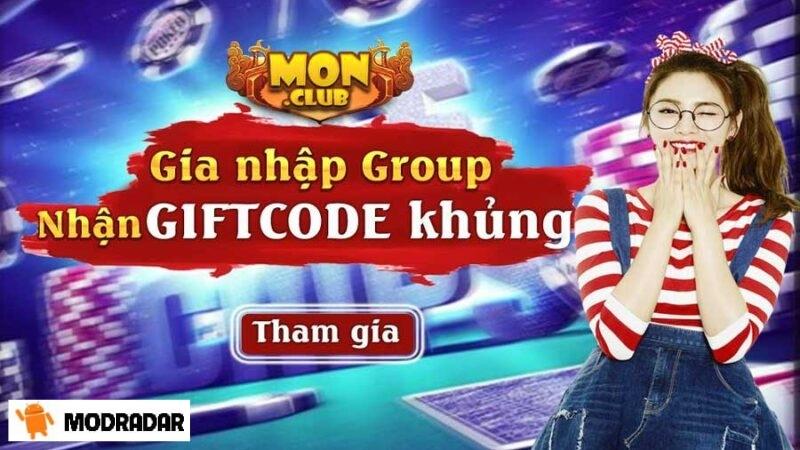 Sân chơi đổi thưởng tặng Mon Club Giftcode cực đỉnh ontop năm 2023
