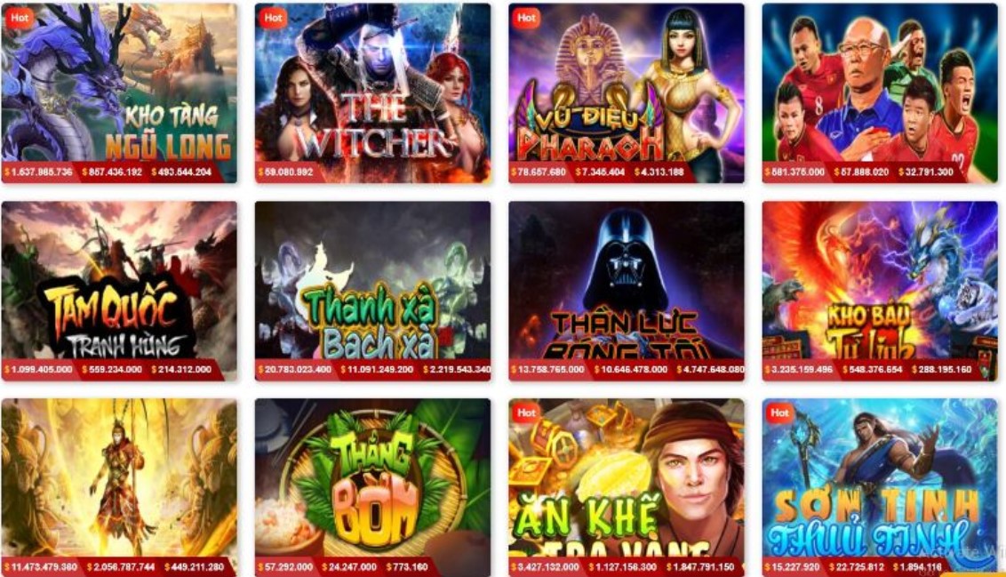 Khám phá các tựa game hot của sảnh game Nổ hũ five88
