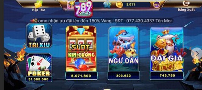 Săn cá online nhận ngay thưởng khủng chỉ có tại bắn cá 789 club