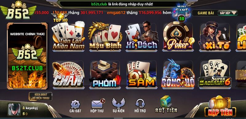 B52 – Game Bài B52 Đổi Thưởng – Tải game B52 APK, iOS