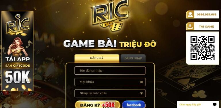 Sân chơi đổi thưởng hấp dẫn Ricwin