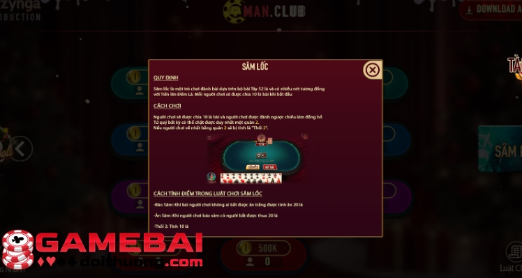 Game Bài Sâm Man Club – Game Bài Phổ Biến Trong Giới Trẻ Hiện Nay